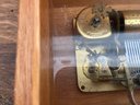 Vintage Reuge Switzerland Birds Eye Maple Music Box