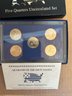 Beautiful 2002 United States 50 State Quarters Set 5 Uncirculated Coins In Case