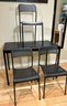 Ikea Table And Set Of 3 Stacking Chairs