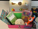 Childrens Art Supplies & More! 3 Metal Supply Boxes Filled With Art Supplies & Magnets (great For Travel)