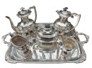 Walker And Hall Sheffield Victorian Heirloom Silver Plate Tea Set - 53576 A1