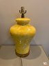 Beautiful Paul Hanson Vintage Yellow Large Lamp