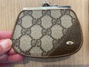 Gucci Coin Purse & Photo Folio/credit Card Holder, Made In Italy