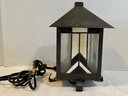 Arts & Crafts Style Stained Glass Table Light