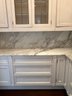 An Incredible Custom Butler's Pantry-Uppers & Lower-Calacatta Monet Marble & Back Splash - Delivery Available