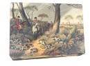 Set Of 6 English Fox Hunt Themed Structured Placemats