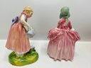 5 Vintage Royal Doulton Figurines, England, Marked & Numbered