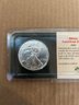 Beautiful Littleton Coin Company Uncirculated 2001 American Eagle Silver Dollar !!!!!!!