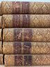 10 Antique 1884 Books: Thackeray's Complete Works, Marbled