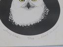 Framed Signed White Owl Limited Edition Print