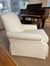 Custom Ivory Upholstered Chair