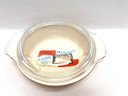 Vintage New Old Stock Anchor Hocking Micro-clean Fire King Casserole Dish W/ Lid