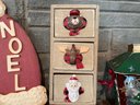 Large Rustic Christmas Decor Grouping. Please See Photos For Details, So Much In This Lot!