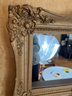 Victorian Era Gold Framed Mirror, 31' X 19'