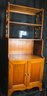 Antique 3 Tier Waterfall Waterfall Bookcase Cabinet