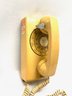 Vintage AT & T Wall Mounted Rotary Phone In Manilla Taupe