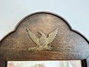 Antique Federal Style Wall Mirror With Eagle Detail By Imperial Gables, Grand Rapids