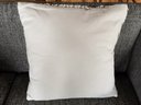 Lot Of  Mixed Decorative Pillows- Macrame And Faux Suede