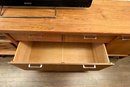 Awesome Mid Century Walnut Credenza Or Entertainment Center Attributed To Mayline - Contents Not Included