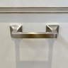 46 Pieces - Imported English Satin Nickel Plated Solid Brass Cabinet Pulls And Knobs