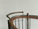 An Early 20th Century Brass And Glass Serving Trolley, Made In France - Fab Bar Cart!
