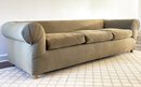 A Clean And Classic Modern Rolled Arm Sofa