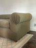 A Clean And Classic Modern Rolled Arm Sofa