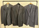 3 Men's Suits: Hugo Boss, Giannino & LS Men's Clothing, Size Large