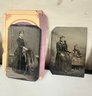 Rare Antique Tin Type Photographs Babies, Children, Moms Edith Larton Brooklyn, NY.  BW - A3