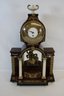 Stunning Antique Early 1800s Empire Commode Gilt Column Automation Mantle Clock - Working