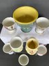 Vintage Lot Of 8 Egg Cups- Largest Is 3-1/4' X 3-3/8'- Includes Noritake Ireland