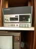 A Vintage MCM Built In Bar And Entertainment Console - Including Electronics