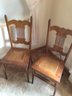 Pair Of Caned Side Chairs