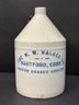 Vintage Crock Jug: W.W. Walker Co., Hartford, CT