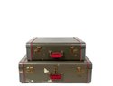 Vintage - Duo Of White Star Luggage Travel Set