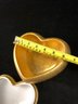 Gold Tone Heart Trinket Box