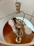 A Pair Of Gorgeous Modern Designer Brass Accent Lamps