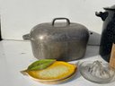A Vintage Wagner Ware Magnalite Dutch Oven, Enamelware Stock Pot, And Much More!