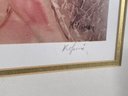 A Vintage Lithograph, Pencil Signed By Artist, Kolisman, Ladies Who Lunch