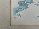 An Original Mid Century Artist Proof Serigraph 'December Thaw,' By Lorna Eclassic