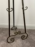 A Large Wrought Iron Easel