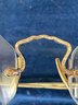 Fabulous Octagonal Antique Rimless Gold Wire Eyeglasses & Original Case
