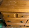 Six Drawer Maple Bureau With Contents