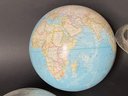 A Vintage National Geographic World Globe
