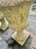 Pair Of Cast Concrete Outdoor Urns