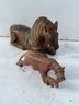 Vintage Hand Carved Wood Animals