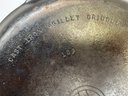 Vintage Griswold Erie, CT. 202-A Cast Iron Skillet 109 Small Block 16' Handle To Lip