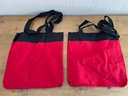 Lot Of 2 Red And Black Ruger Tote Bags