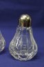 Vintage Unsigned Waterford Crystal Salt & Pepper Shakers- Made In Ireland