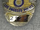 LOS ANGELES SWAT TEAM - Genuine ? Movie Prop ? Los Angeles SWAT TEAM Police Badge - Enamel / Chrome / Plated